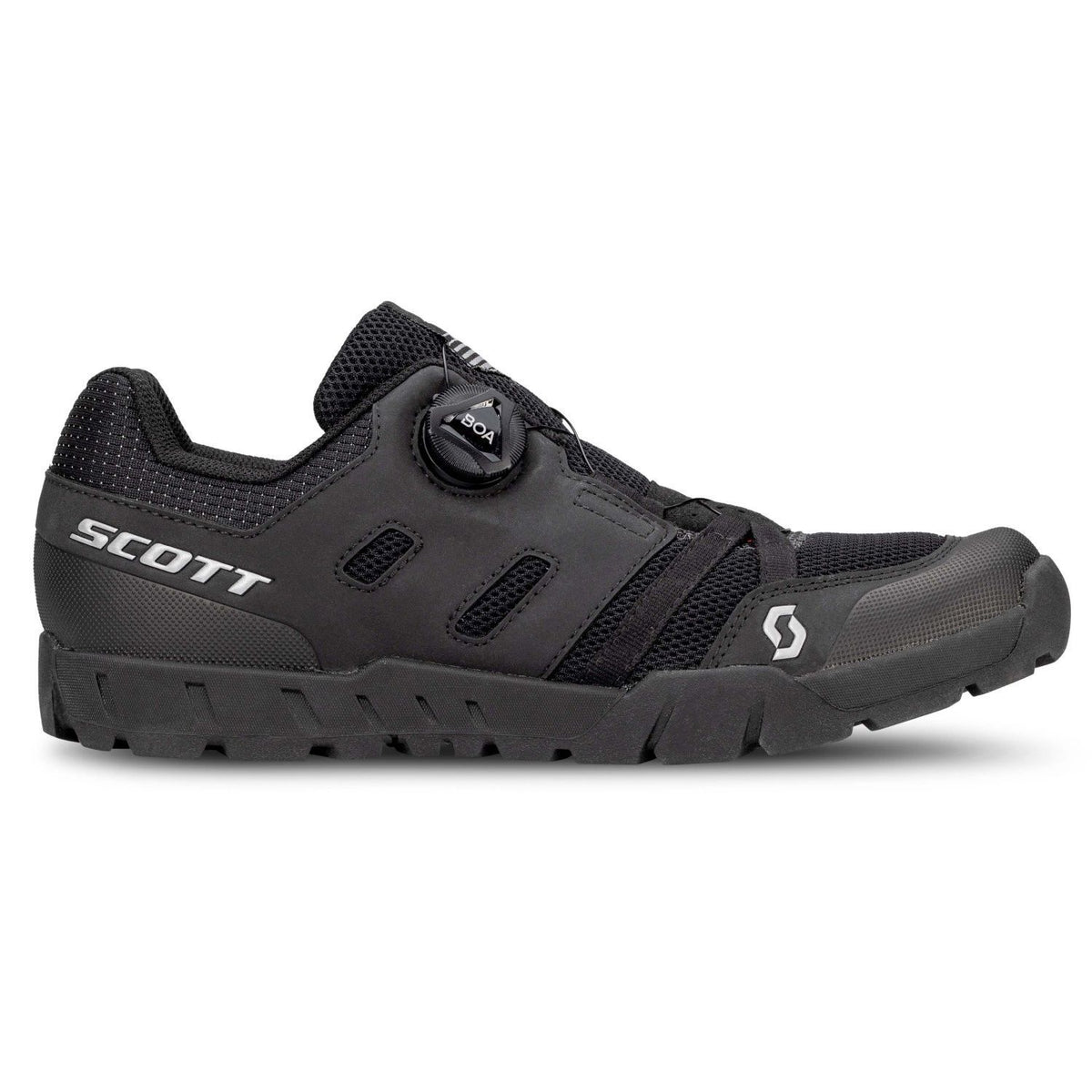Zapatillas MTB Scott Sport Crus/R Flat BOA Negro/Plata #3