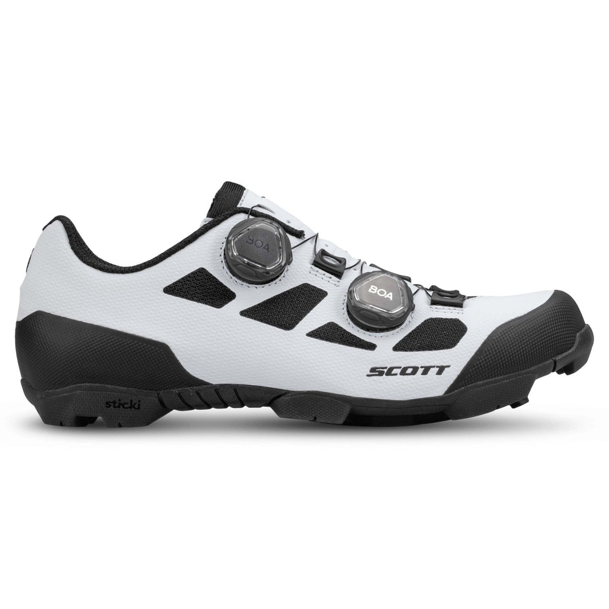 Zapatillas MTB Scott Vertec Mujer Blanco/Negro #4