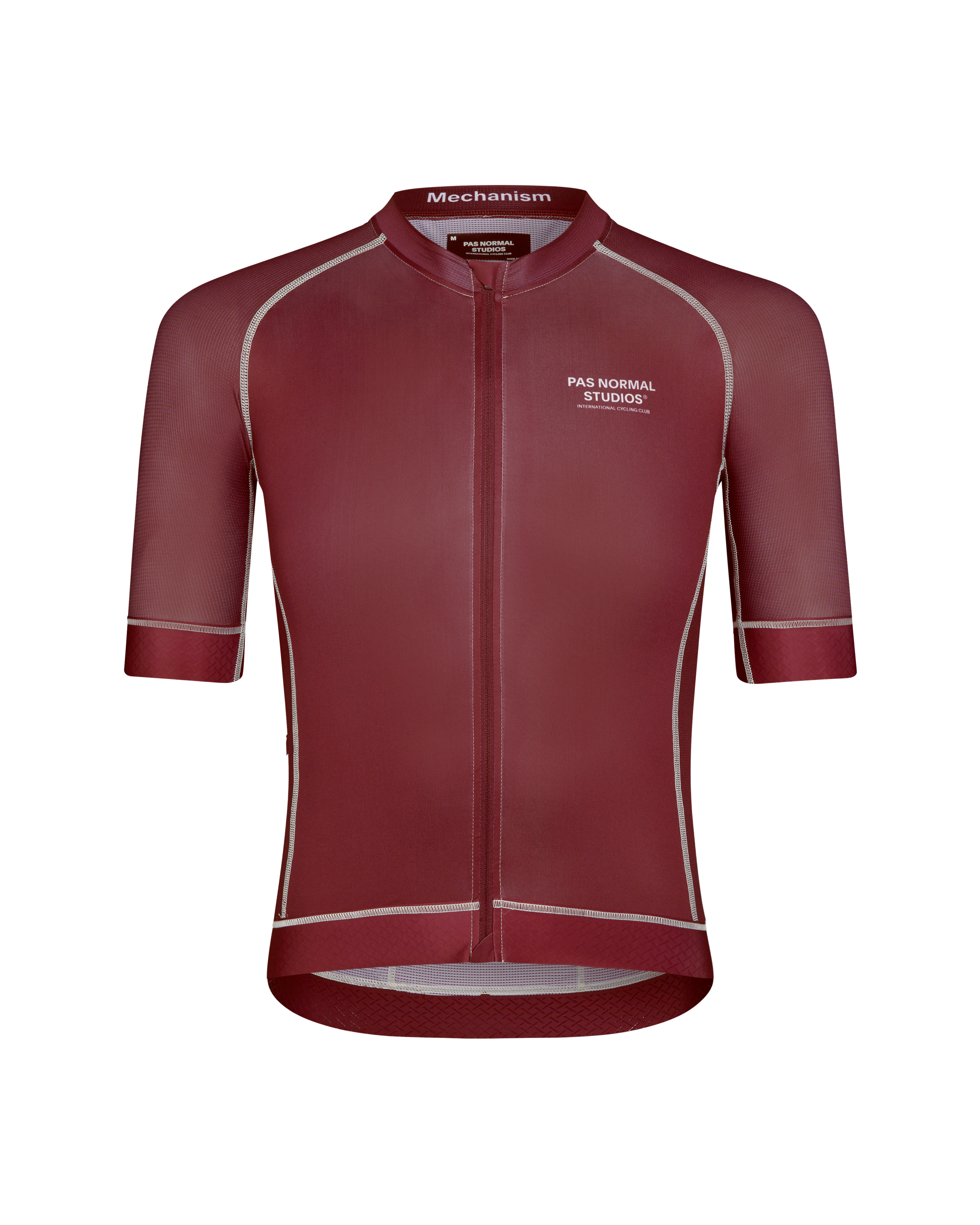 Maillot Manga Corta Pas Normal Studios Mechanism Hombre Burgundy #2