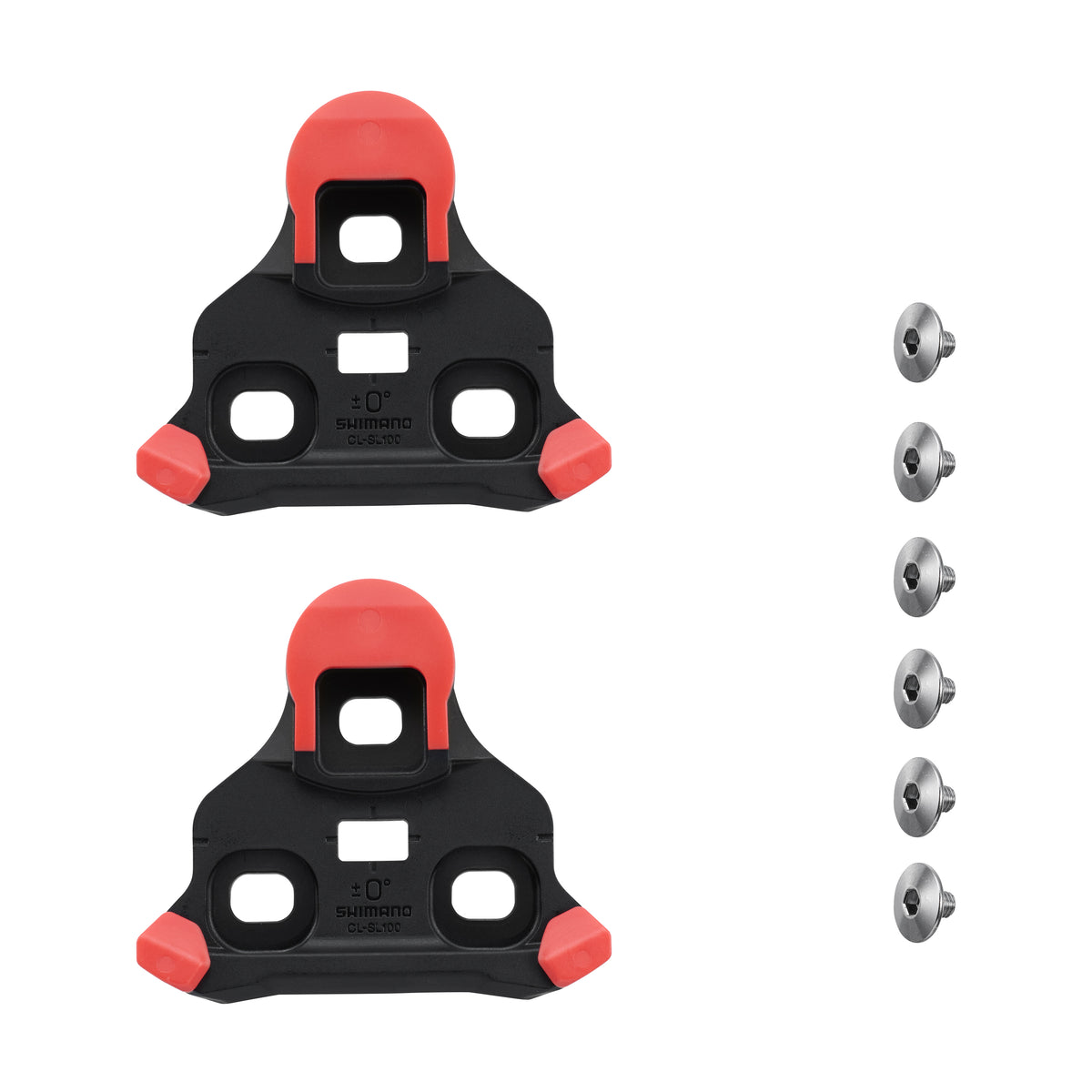 Calas Shimano CL-SL100 SPD-SLR 0° Rojo