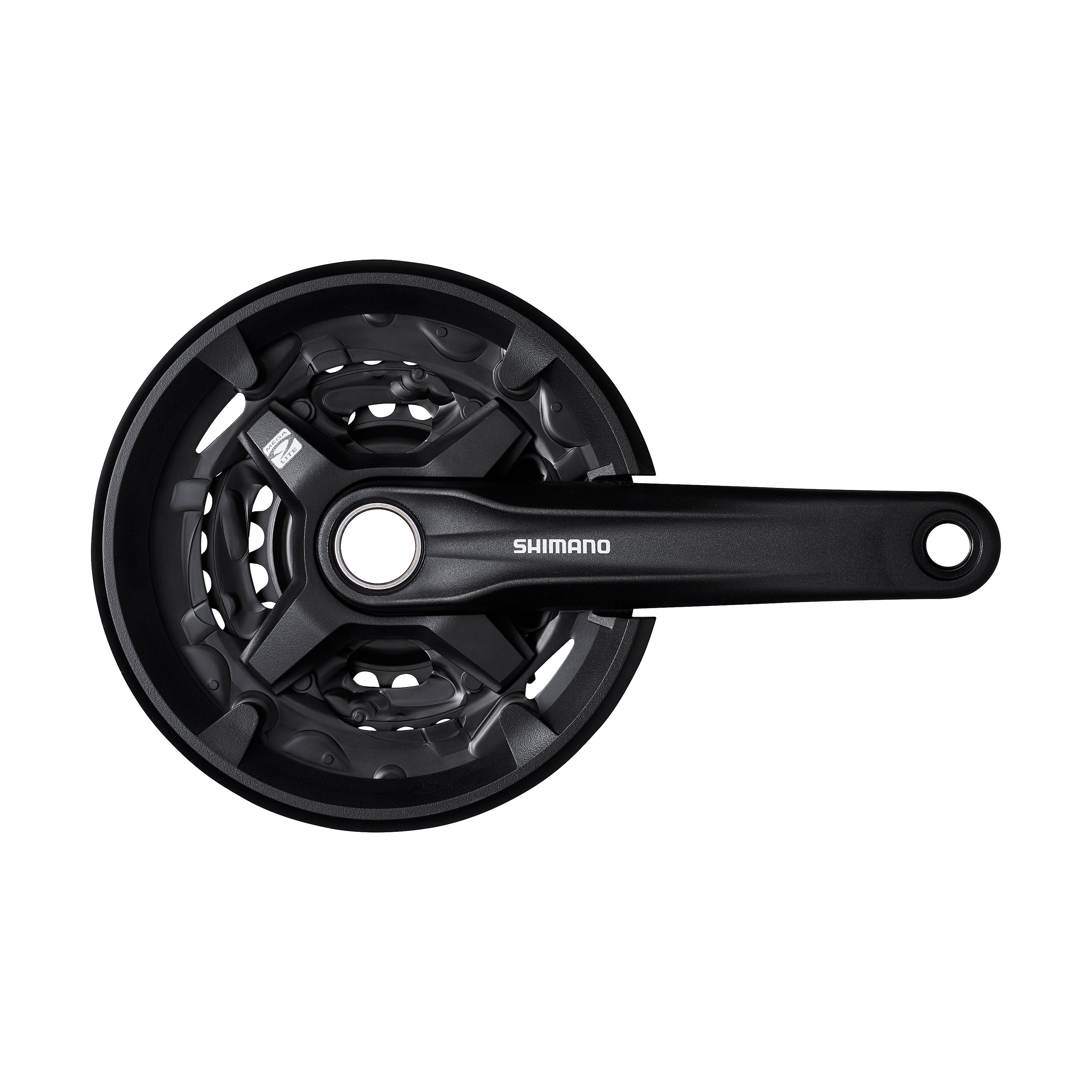 Juego Bielas Shimano FC-MT210-3 Crankset 9v 40/30/22d Con CG Negro #2