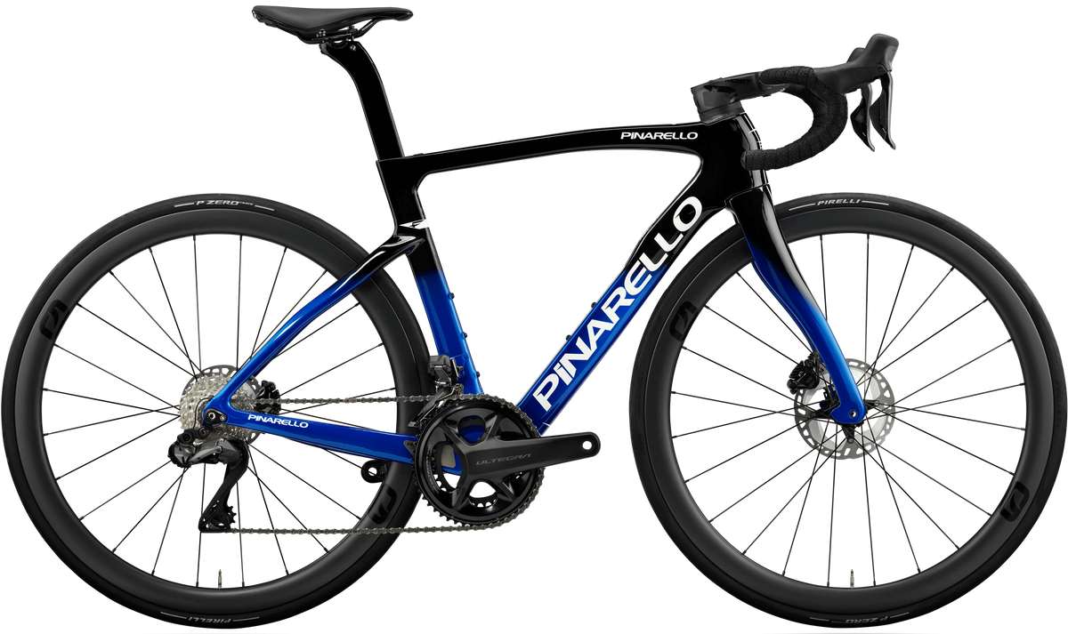 Bicicletas Pinarello F7 DT Swiss A1800 Spline E310-Fastest Blue Ultegra Di2 12v