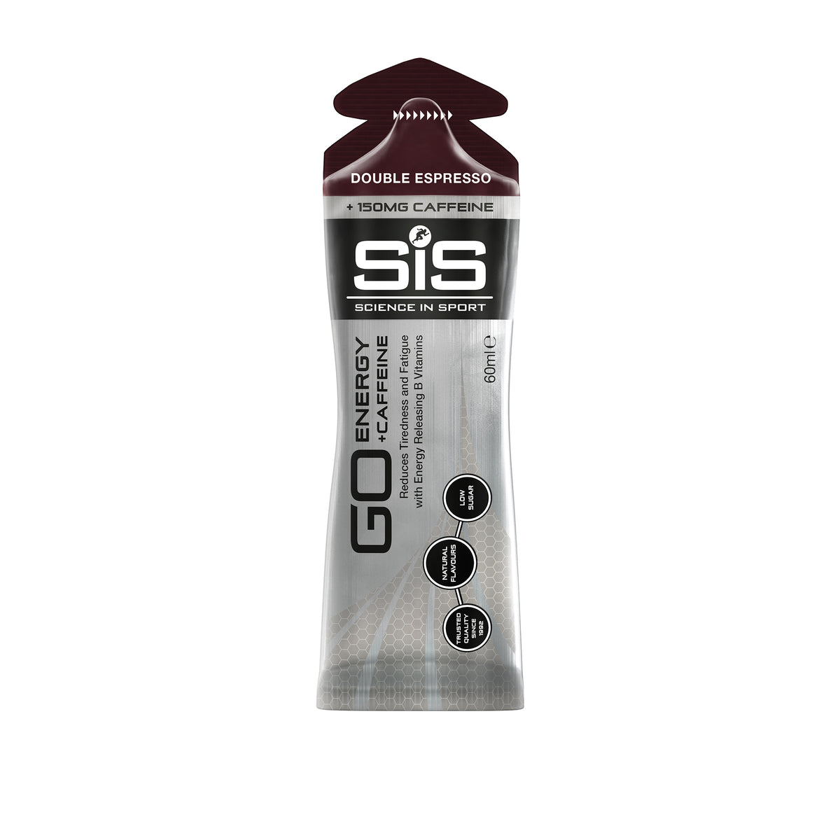 SIS GO Gel Energético/Doble Cafeína 60ml Doble Espresso/Cafeína