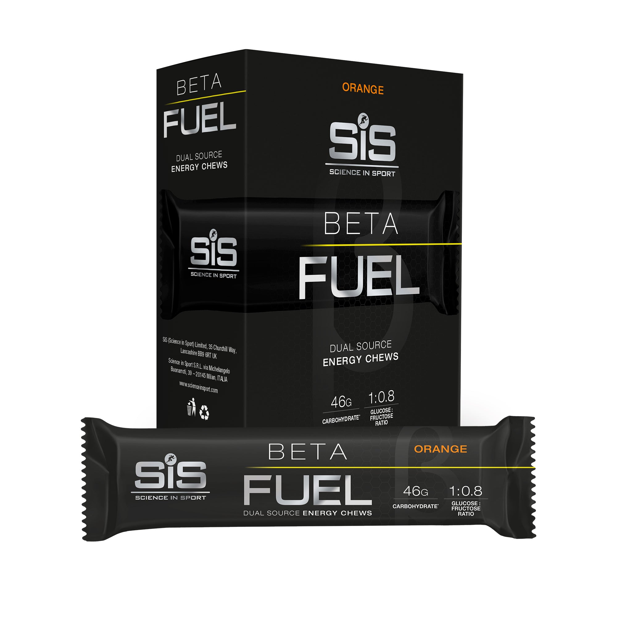 SIS Beta Fuel Barrita Energética 60g Naranja #2