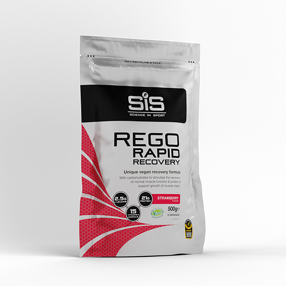 SIS REGO Polvo Recuperador Rápido 500g Fresa