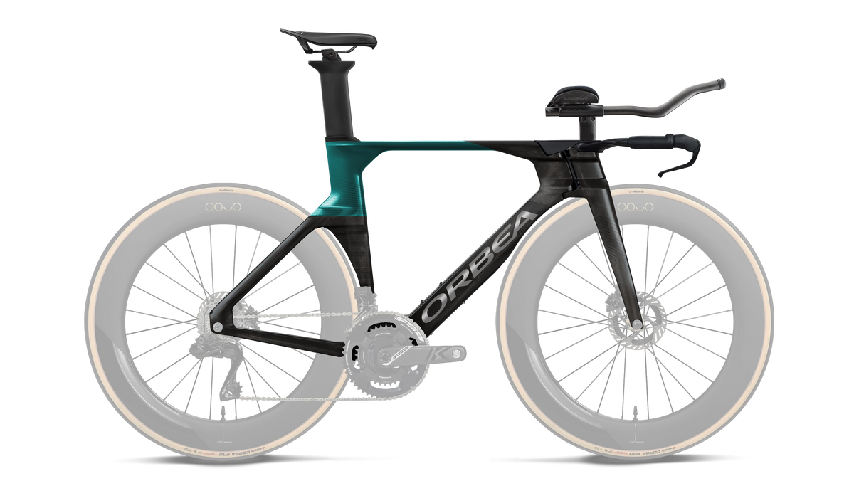 Orbea Cuadro Ordu OMX 2027 Diamond Carbon View Matt/Evasion Green Gloss