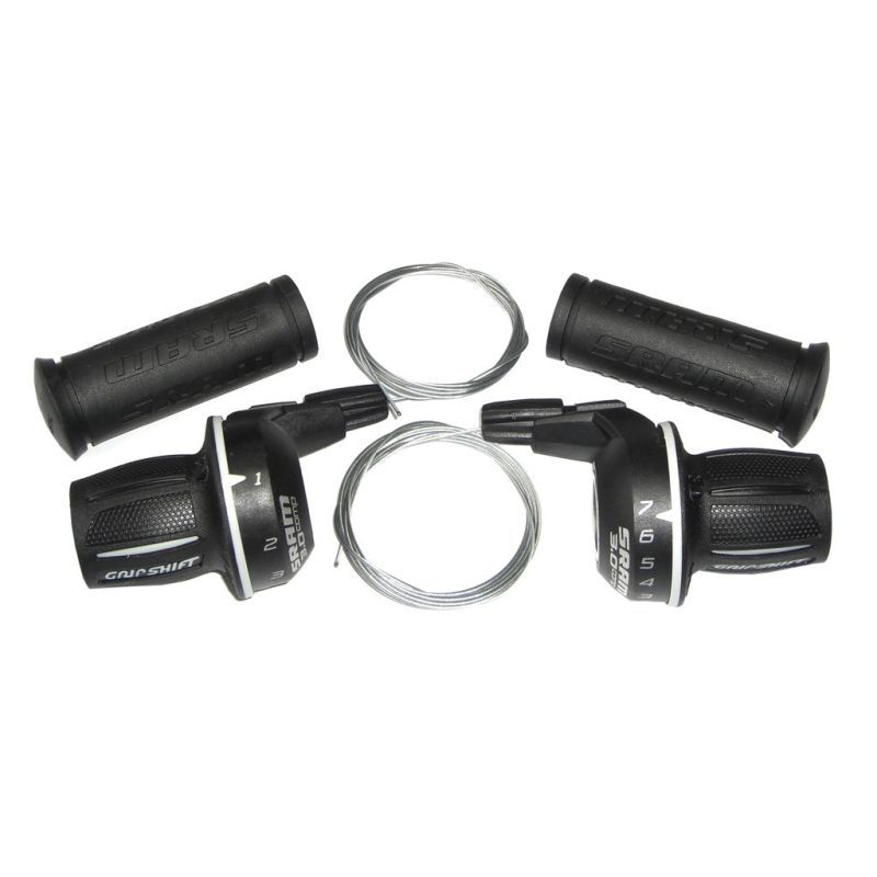 Juego Mandos Sram Grip Shift 3.0 Comp 7v Negro