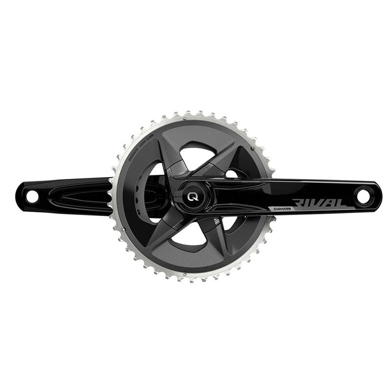 Juego Bielas Potenciómetro Sram Rival D1 Quarq Dub 94 Bcd 43/30d Yaw Aluminio Sin Cazoletas 172.5mm Negro