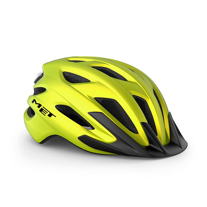 Casco Met Crossover Mips Yellow Lime Mate