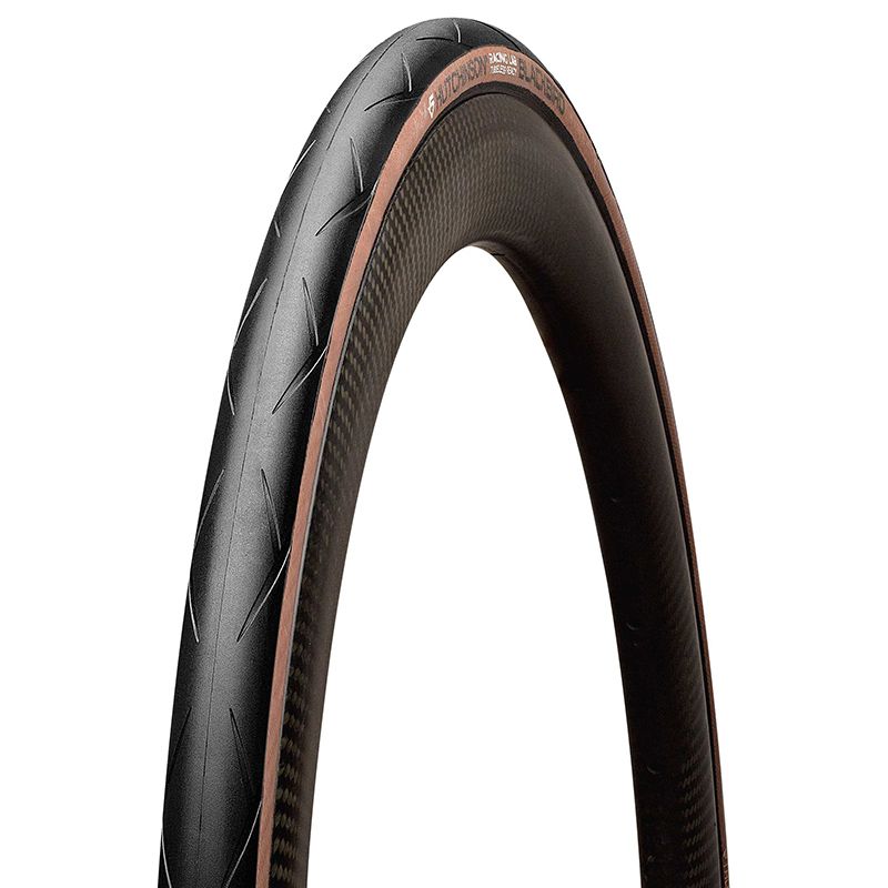 Cubierta Hutchinson Blackbird Racing Lab Mach Tread 3.0 SwiftEasy Tubeless Ready Plegable Negro/Marrón