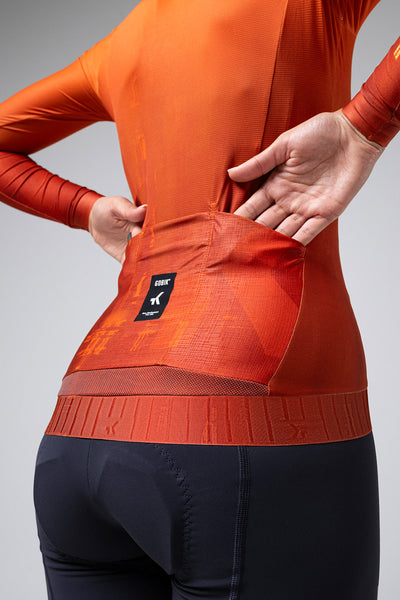 Maillot Manga Larga Cx Pro 3.0 Gobik Unisex Burnt Orange #14