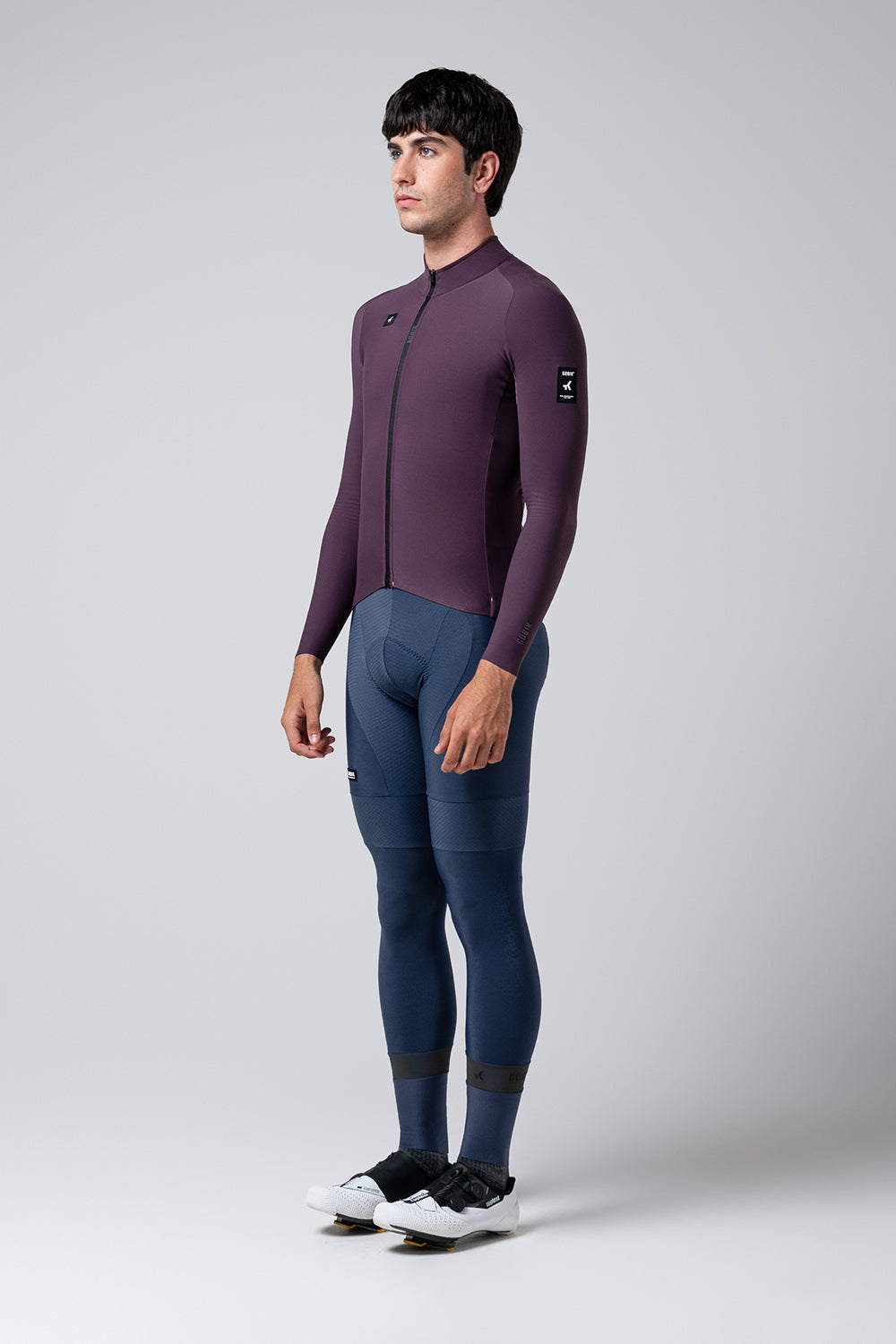 Maillot Manga Larga Pacer Solid 2.0 Gobik Hombre Nightshade #6