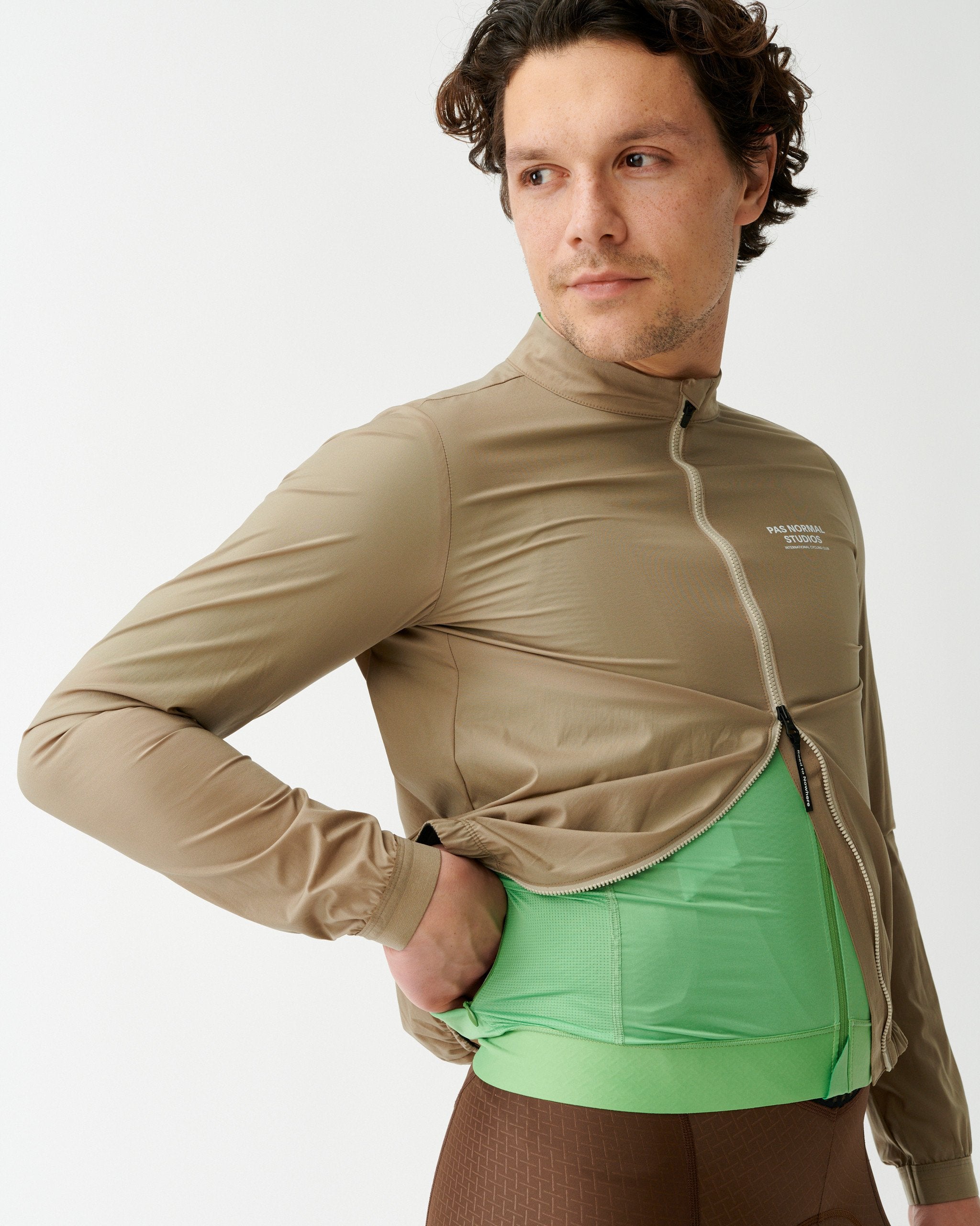 Mechanism Stow Away Chaqueta Pas Normal Studios Hombre Beige #5