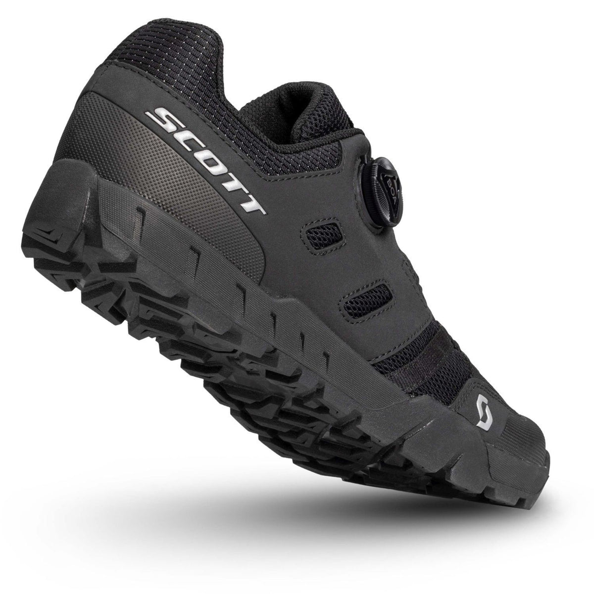 Zapatillas MTB Scott Sport Crus/R Flat BOA Negro/Plata #4