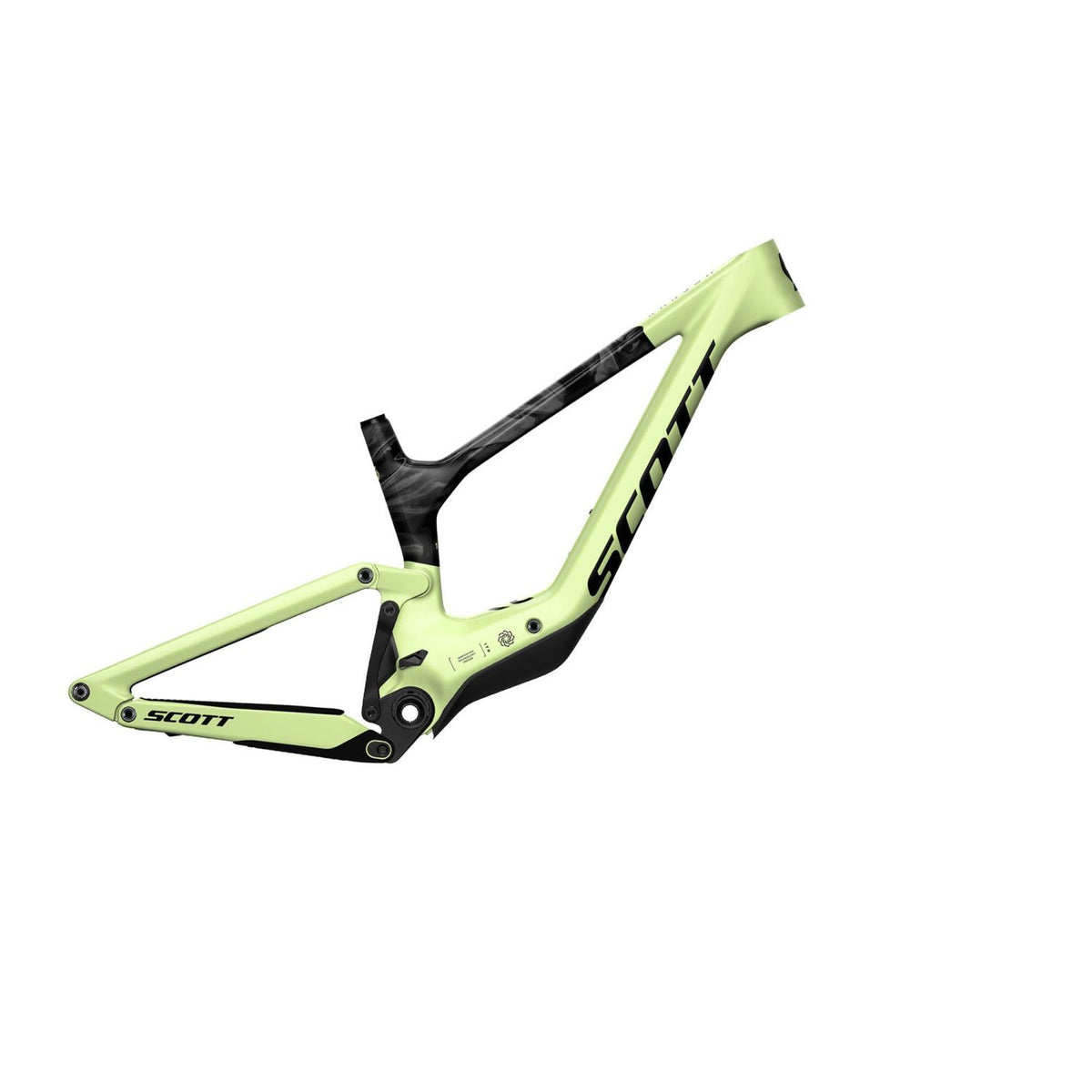 Cuadro Amortiguador Scott Ransom 900 RC HMX 2025 Luminary Green/Swirly Black