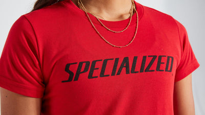 Wordmark Camiseta Manga Corta Mujer Flo Rojo #4