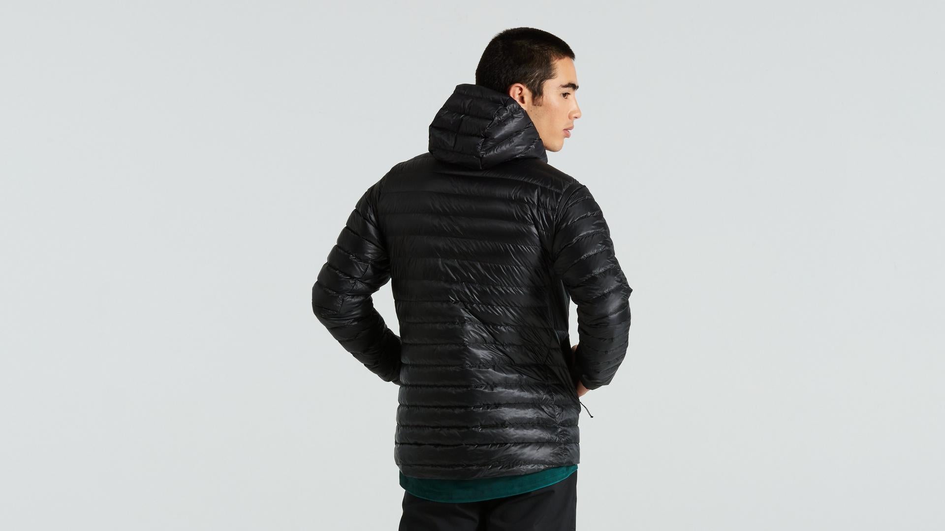 Chaqueta Plumas Empaquetable Specialized Hombre Negro #3