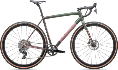 Bicicletas Gravel Crux Expert Specialized 2025 Satin Cypress Metallic/Doppio/Dusky Pink/Champagne #2