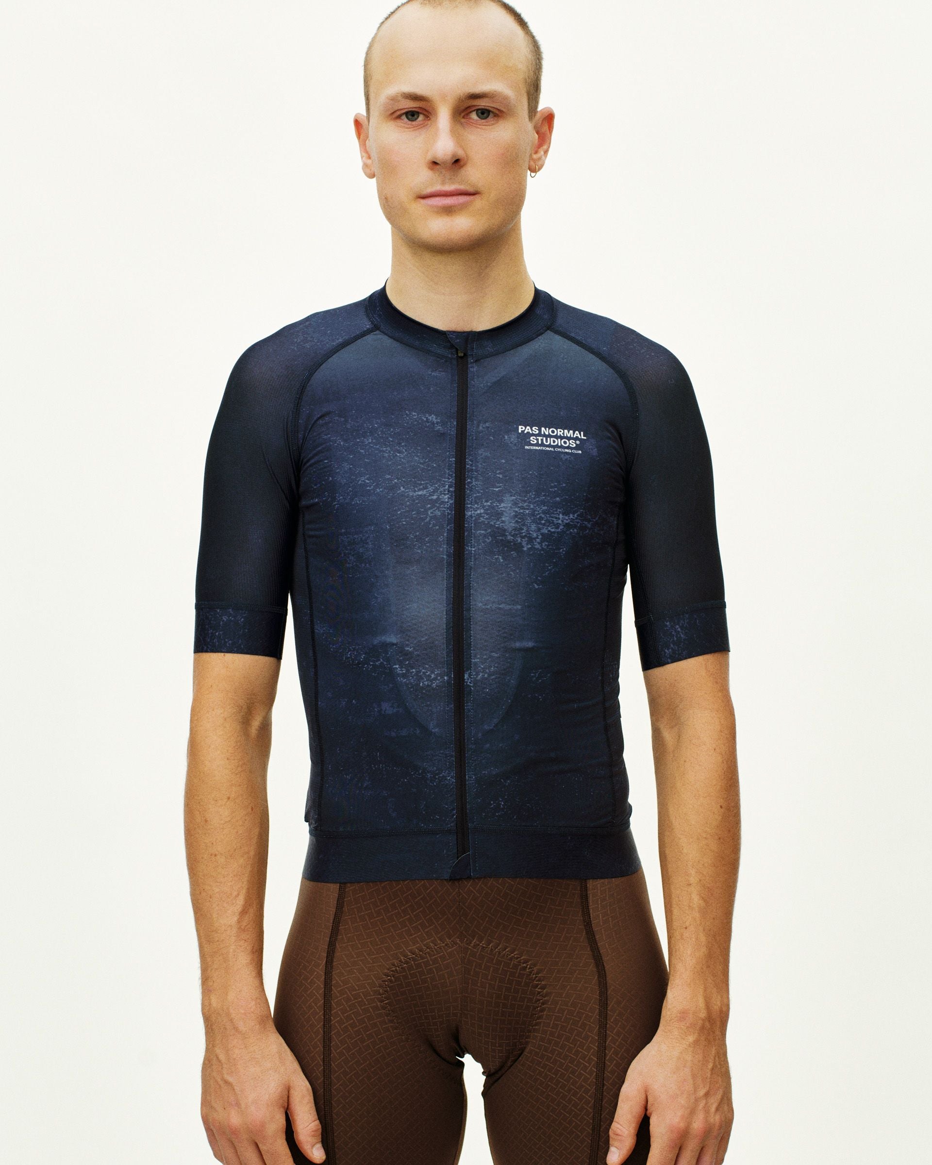 Maillot Manga Corta Pas Normal Studios Mechanism Hombre AOP Indigo #3