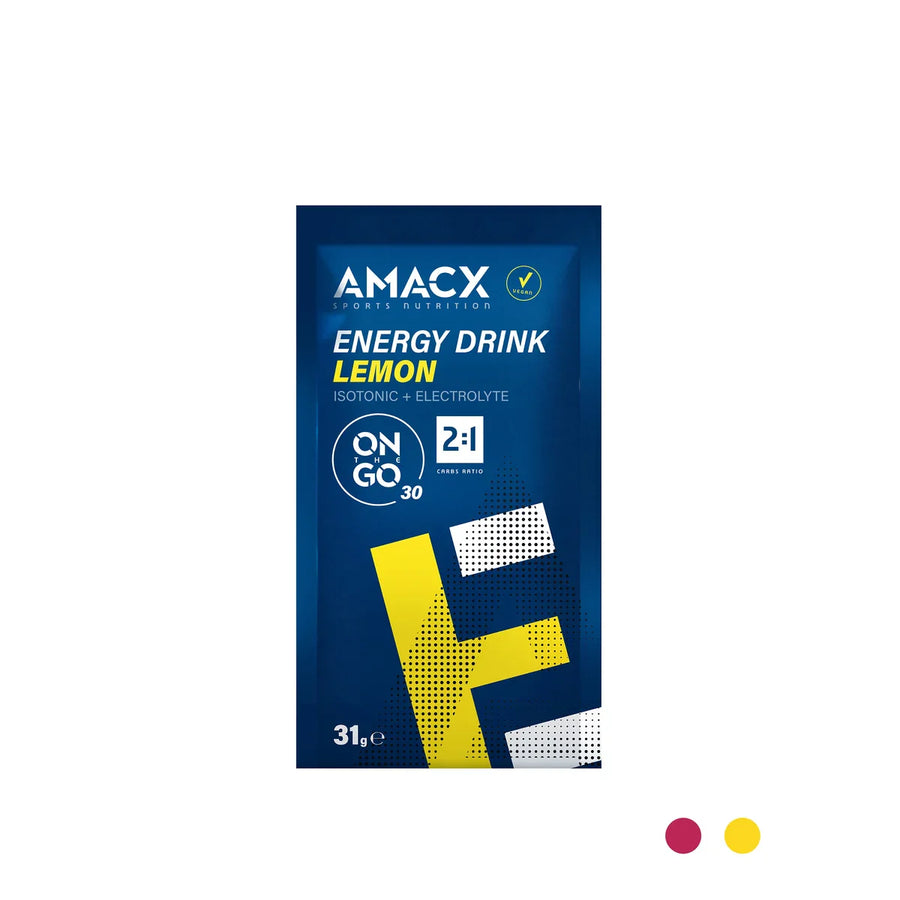 Bebida Energética Amacx Energy Drink On The Go Limón Caja 12uds Azul #2