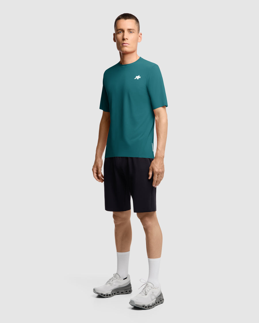 Camiseta Manga Corta Assos Tactical T5 Post Ride Hombre Deep Petrol #4