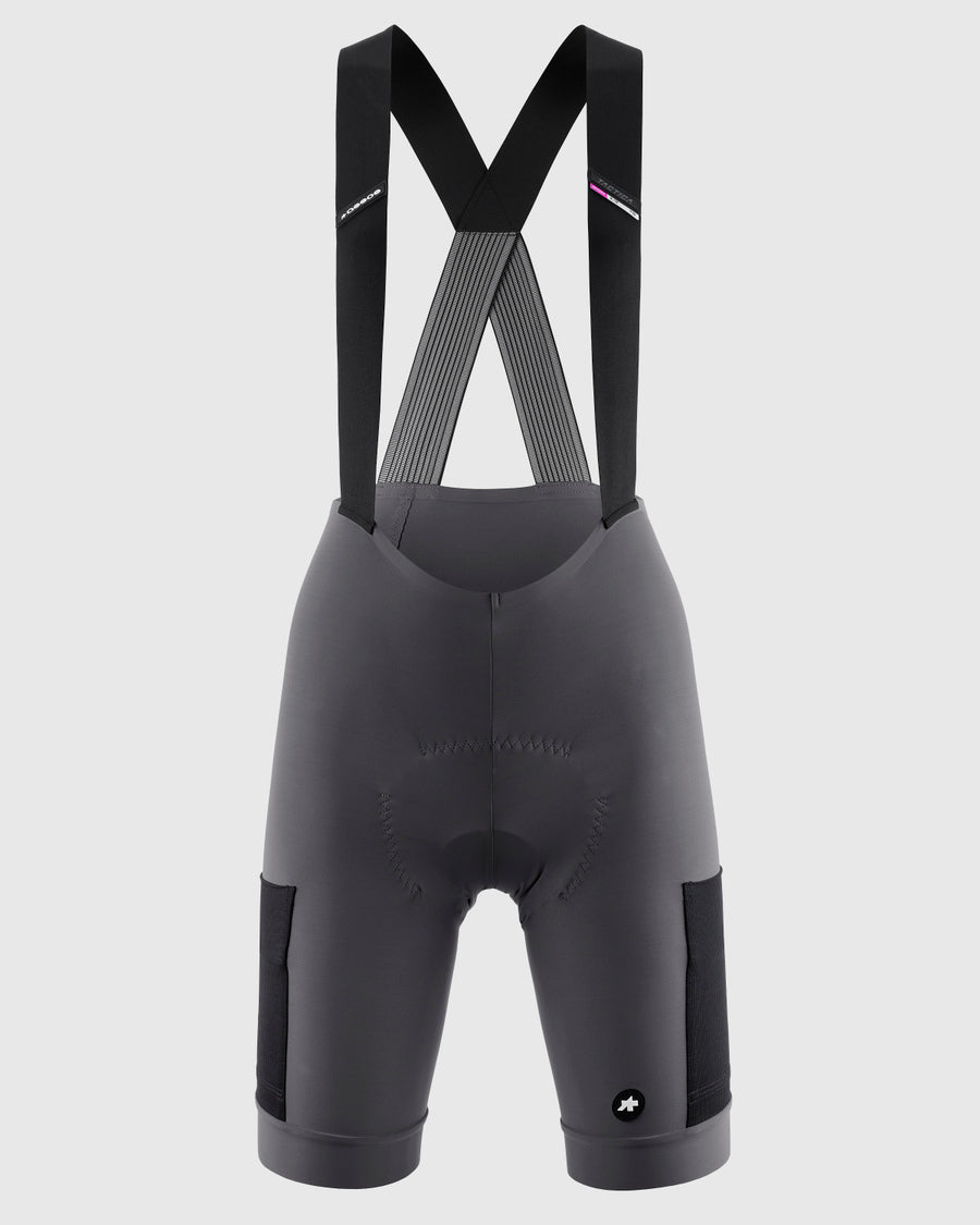 Assos Culote Corto Tirantes Gravel Tactica Kieskäfer T5 Mujer Robust Grey