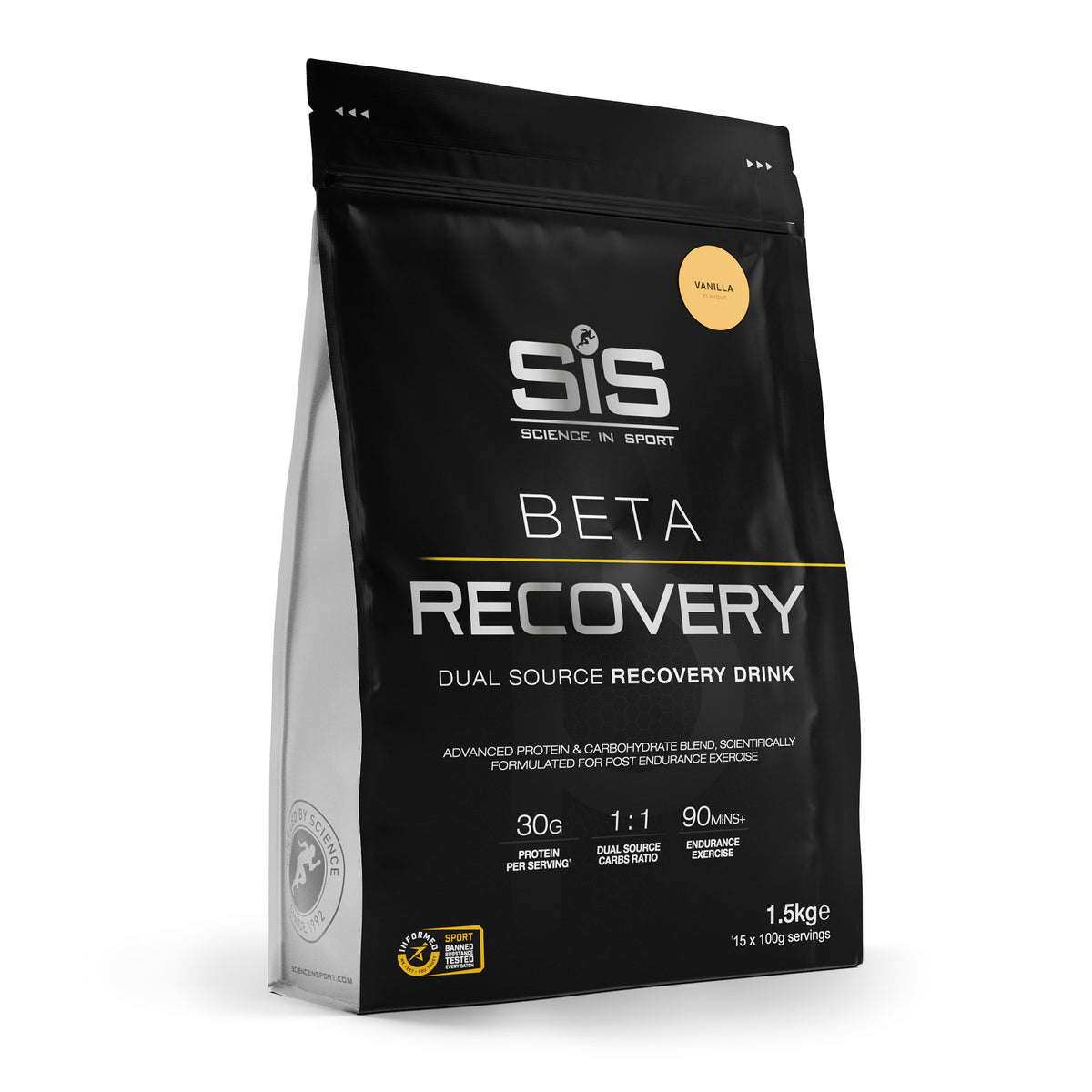 SIS BETA Fuel Polvo Recuperador 1.5kg Vainilla