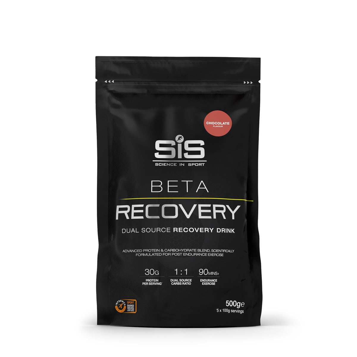 SIS BETA Fuel Polvo Recuperador 500g Chocolate
