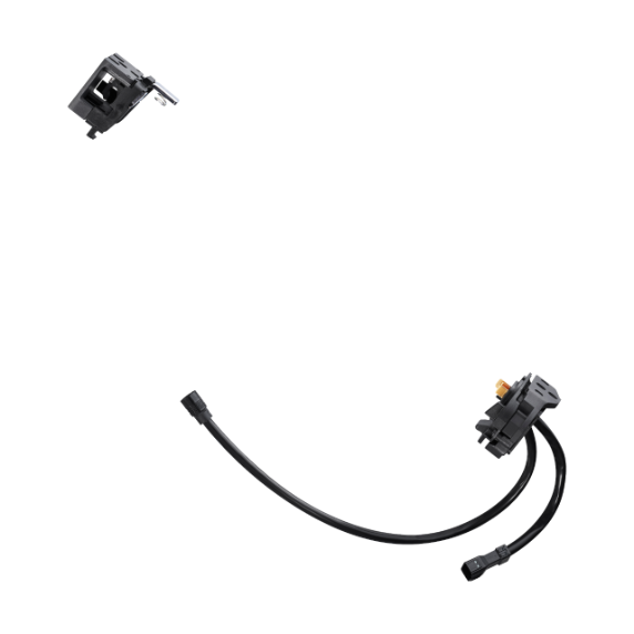 Portabatería Shimano Steps BM-E8035 Bombín 400mm Gen. 1 Sin Orificio Llave Negro