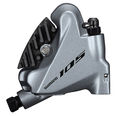 Pinza Freno Disco Hidráulico Shimano 105 BR-R7070-R 2 Pistones Flat Mount Trasera Plata