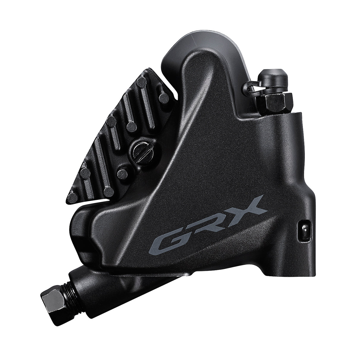 Kit Freno Disco Hidráulico Shimano GRX BR-RX400/ST-RX610 Trasero/Derecho Resina Aletas Sin Adaptador Latiguillo 1700mm Negro