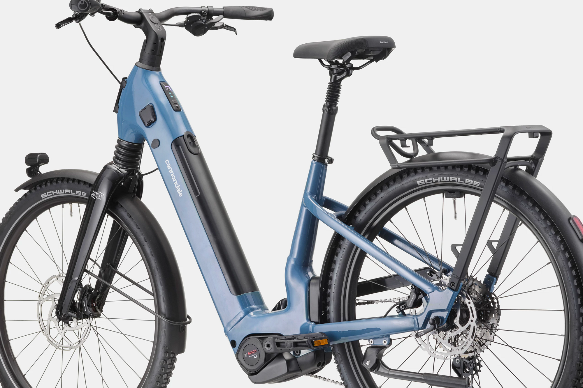 Cannondale Tesoro 2 Low StepThru HeadShok Mullet 2026 Storm Cloud #6