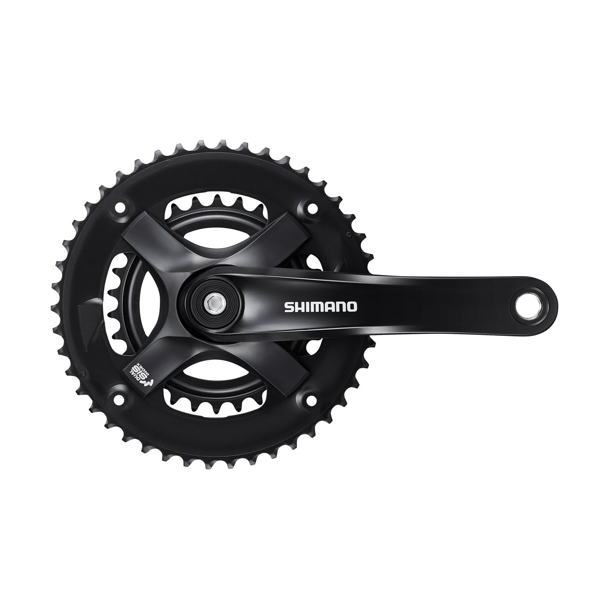 Juego Bielas/Platos Shimano FC-TY501-2 Square 46/30d 7/8v Pedalier Negro