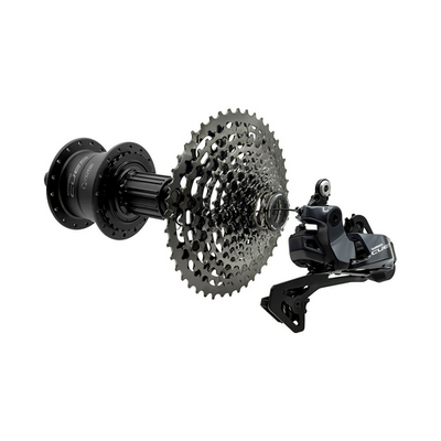 Buje Trasero Shimano CUES FH-U6060 AUTO SHIFT Freno Disco Center Lock 11/10v 142/32 Negro #3