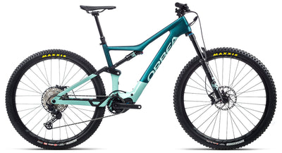 Bicicletas Electricas eTrail Orbea Rise M20 2022 Verde Ice Brillante/Ocean Matte