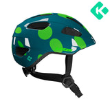 Capacete Lazer Nutz 2.0 KC CE-CPSC Kids Green Dots