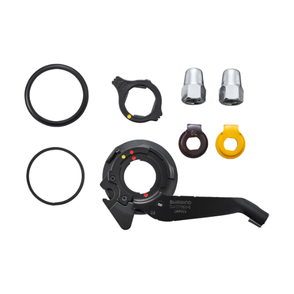 Componentes Buje Interno Shimano Nexus SM-C7000-5 8R/8L CJ-C7000-5 Negro/Gris