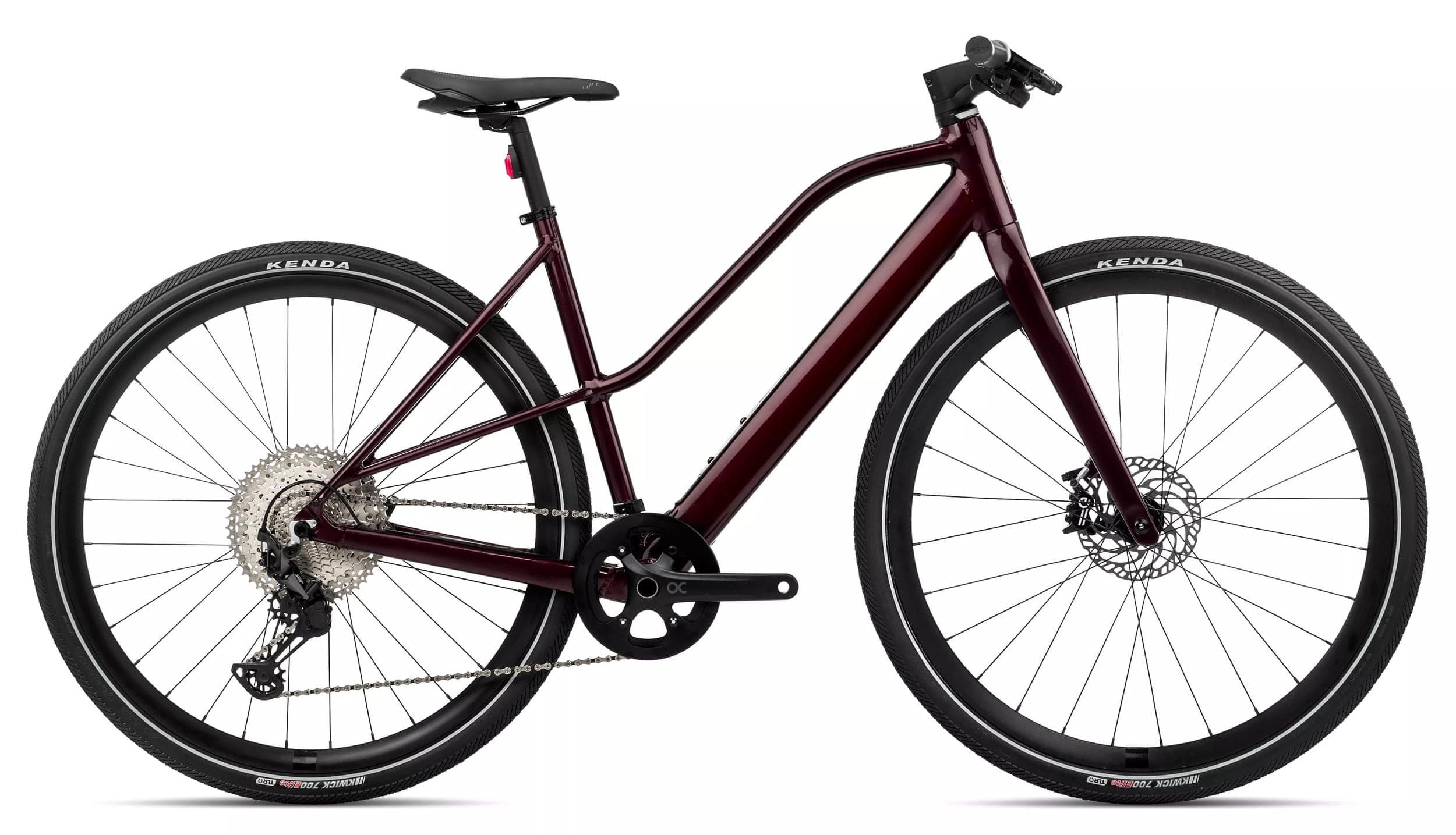 Orbea Vibe Mid H10 2024 Metallic Burgundy Red Gloss #2