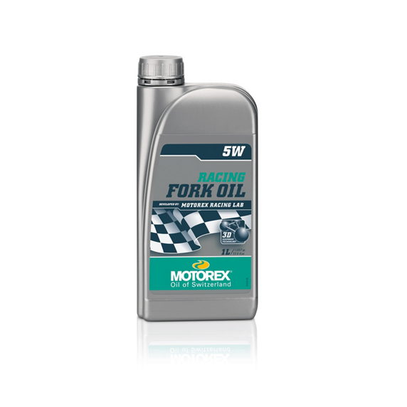 Aceite Horquillas Suspensión Motorex 5W Botella 1L Verde