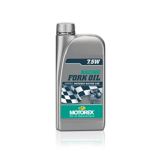 Aceite Horquillas Suspensión Motorex 7.5W Botella 1L Verde
