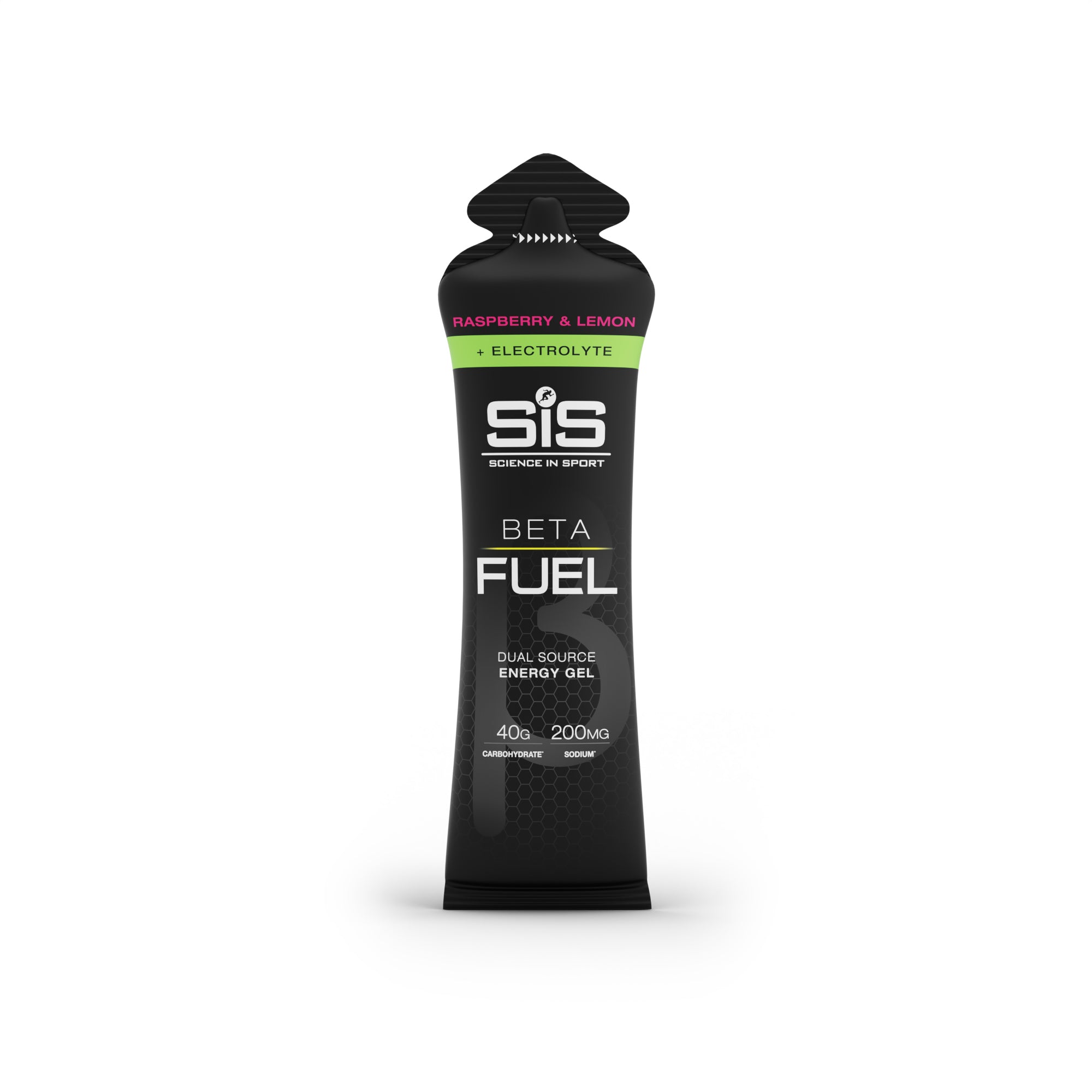 SIS BETA Fuel Gel Energético/Electrolitos 6x60ml Frambuesa/Limón