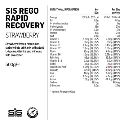 SIS REGO Polvo Recuperador Rápido 500g Fresa #3