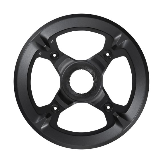 Plato Shimano Steps SM-CRE70 Guia Cadena 2x Negro
