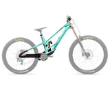 Quadros Bicicleta Orbea Frame Rallon 442 DH 2026 Aloha Green/Fantasy Purple Carbon View Gloss