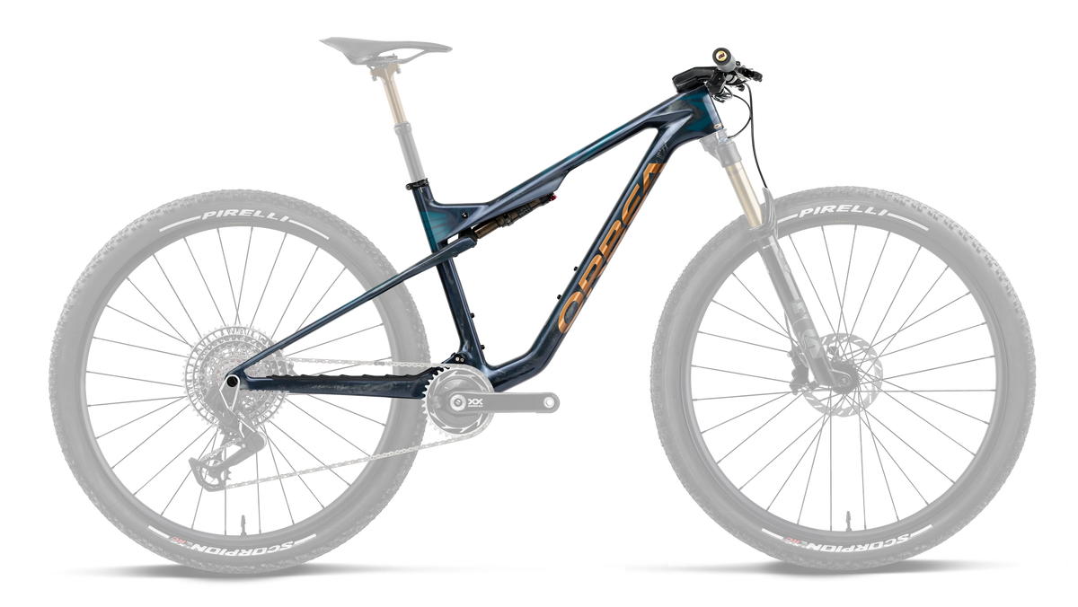 Orbea Cuadro Oiz OMX+IL SL R+K 2027 Fuel Carbon View/Titan Gold Gloss