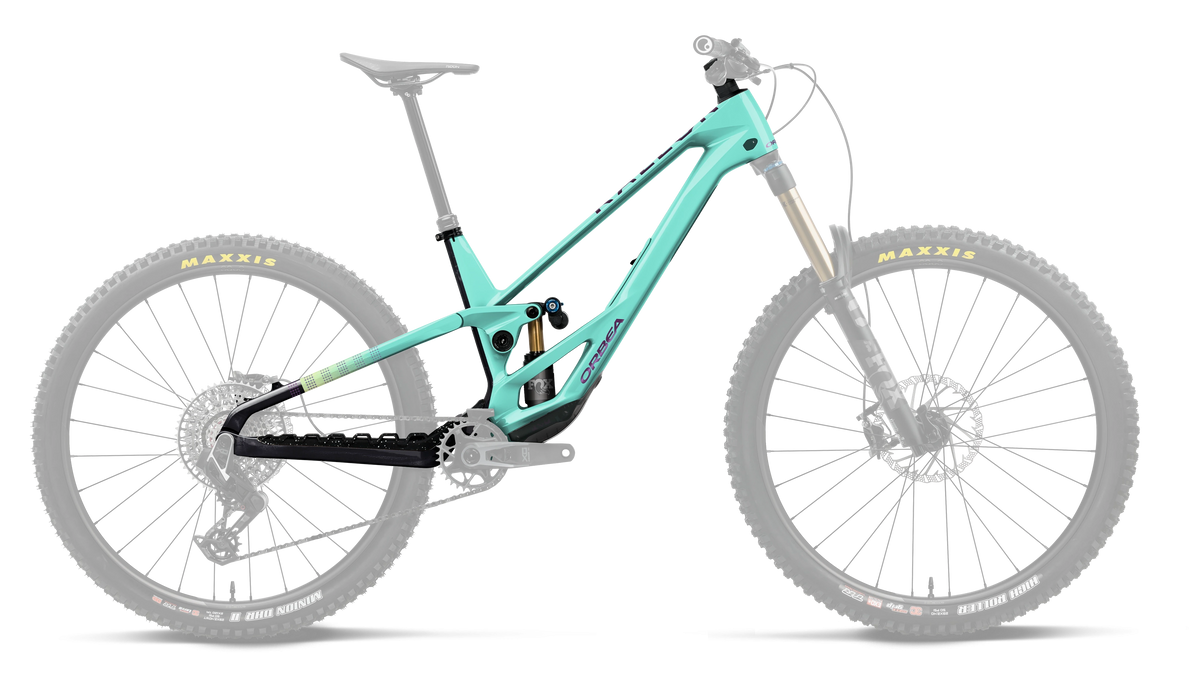 Orbea Cuadro Rallon 442 Enduro 2027 Aloha Green/Fantasy Purple Carbon View Gloss