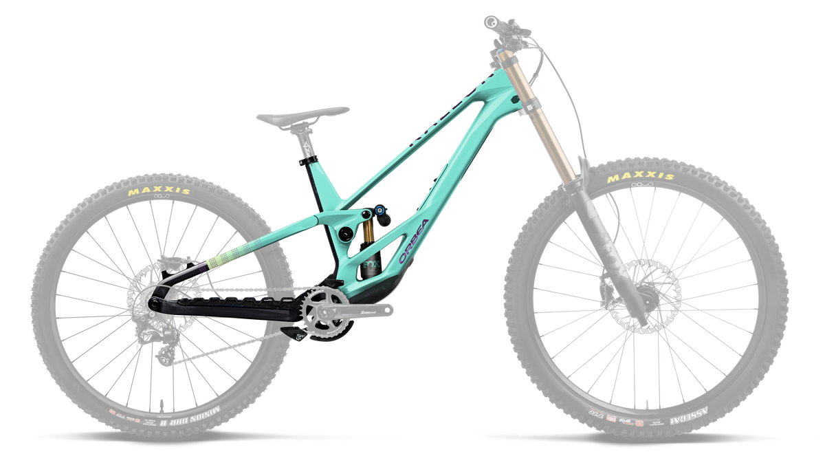 Orbea Cuadro Rallon 442 DH 2027 Aloha Green/Fantasy Purple Carbon View Gloss