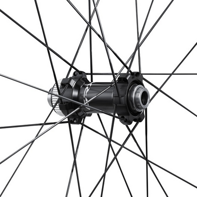 Rueda Delantera Shimano GRX WH-RX870-TL-F12-700C Freno Disco Center Lock Negro #2