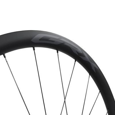 Rueda Delantera Shimano GRX WH-RX870-TL-F12-700C Freno Disco Center Lock Negro #3