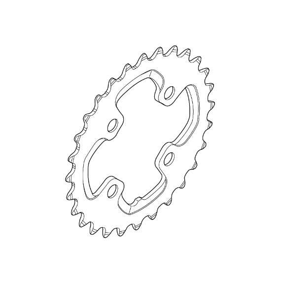 Plato Shimano Deore XT FC-M785 Negro